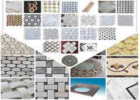 Telha de mosaico de mármore de superfície lustrada tamanho de 305mm * de 305mm * de 10mm/Customed