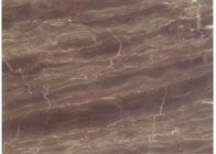 Telhas de mármore marrons lustradas roxas das lajes da pedra de pavimentação do café de China
