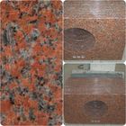 O trabalho vermelho do granito do bordo cobre a dureza/densidade altas lustradas da superfície do sólido
