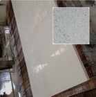 Pedra branca de quartzo da superfície artificial do sólido QS516 para bancadas da cozinha