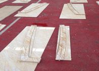 Categoria martelada da superfície do sólido do ônix telha de mármore natural de creme uma qualidade