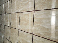 Laje de mármore natural bege da telha de Omã para a renovação da hospitalidade