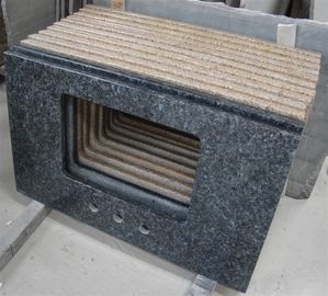 Apartamento de Worktops do granito da pérola azul/terno contínuos renovação do hotel