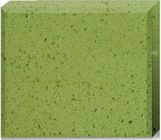Tamanho personalizado opcional da cor das bancadas da pedra de quartzo do verde azeitona