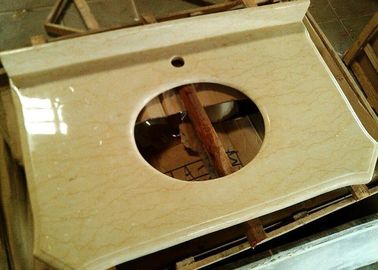 Telhas de mármore reais de Egito Perlato, lajes bege amarelas do mármore de Perlato do hotel