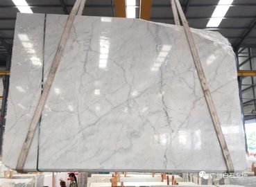 Laje de pedra natural de mármore branca extra da laje 2 cm do calacatta de Itália