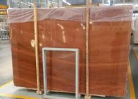 As lajes de pedra naturais vermelhas da grão de madeira almofadam densidade do ³ feito sob encomenda do tamanho 2.69g/Cm