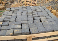 O godo básico preto que pavimenta tijolos, ajardina pedras de pavimentação do granito preto