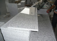 Luz - etapas da laje do granito do branco cinzento, lajes de pedra do granito para etapas exteriores