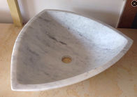 Bacia de madeira de mármore branca do mármore da veia do dissipador da bacia de Arabescato/lavagem do banheiro