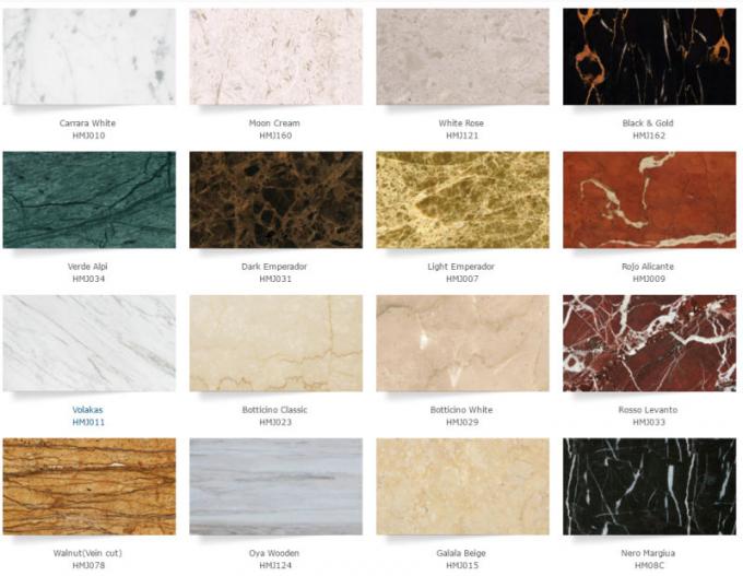 Dourado/Brown/cinzento/branco/bege/preto/amarelo/Bianco Cararra/mármore barato de China para pavimentar/telha/coberta/parede/laje
